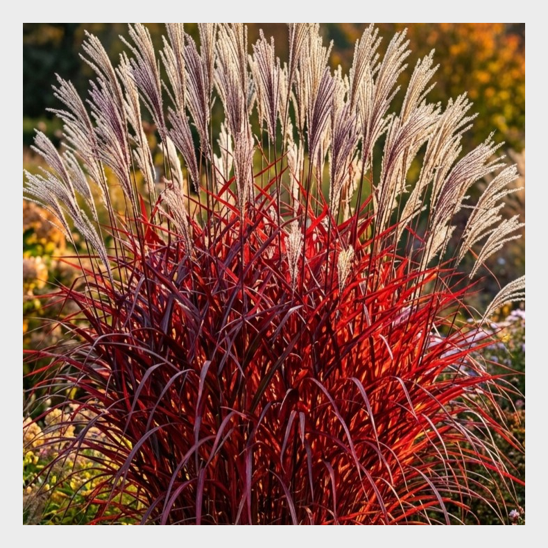 Miscanthus sinensis Lady in Red - Elefantgr�s